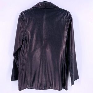Ellen Tracy Jackets & Coats - ELLEN TRACY Black Leather Blazer Small Jacket Ellen Tracy Jackets & Coats - ELLEN TRACY Black Leather Blazer Small Jacket